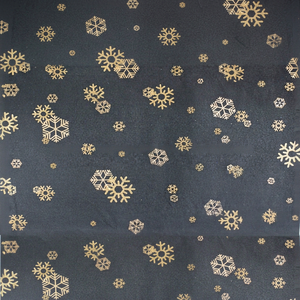 Cameleon Exports - Hojas de Papel de Algodón Reciclado Hechas a Mano, Color Negro con Estampado Dorado Brillante Metálico, 100 GSM, Rajasthan - Product Image 1