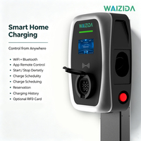 7kW Steckdosen-Version AC EV-Ladegerät Wand- und Säulenmontage RFID APP OCPP Einphasig für den Heimgebrauch EVSE