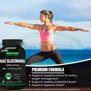 ASAP OEM Extrait de konjac de qualité alimentaire 90% Konjac Glucomannan Supplément Vegan Konjac Glucomannan Capsules - Product Image 3