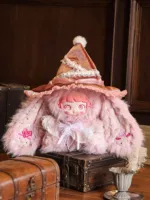 MICOCO Série Maison de Jeu Sorcière Boîte Mystère en Peluche Décoration Maison Poupée Mignonne