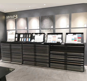 Drawer <strong>Style</strong> <strong>New</strong> Design Ceramic Sliding Tile <strong>Display</strong> Rack Wooden Tile <strong>Display</strong> <strong>Cabinet</strong>