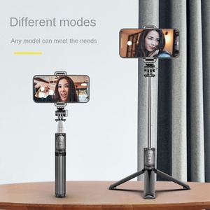 TOKQI Perche à <span class=keywords><strong>selfie</strong></span> pour téléphone portable <span class=keywords><strong>Q01</strong></span> avec télécommande, trépied pliable intégré, support de bureau portable, matériau ABS, charge de 5 kg - Product Image 5