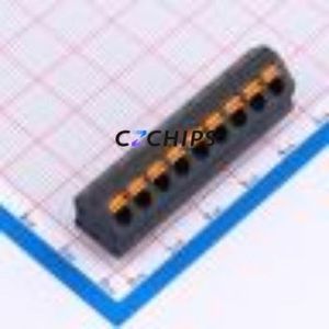 DB252-5.0-9P-BK Spring Terminal Block Through hole Component (THT),P=5mm Connector 1x9P 5mm Black 9P - Product Image 1