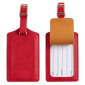 Étiquette de bagage en cuir PU à motif lettres créatif, design avion amusant, identificateur de valise de voyage pour la décoration de sacs - Product Image 4