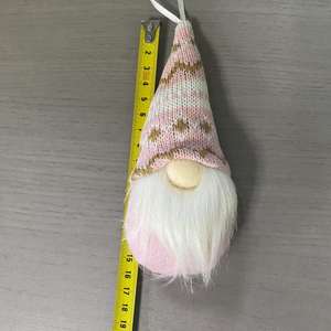 Kerstversieringen Kerstboom Hangende Kabouters Gebreide Pluche Santa Elf Opknoping Poppen Voor Nieuwjaarsfeest Feestdecoraties - Product Image 3