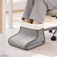 Chauffe-pieds électrique portable alimenté par USB avec réglage de la chaleur et minuterie, chauffage au graphène pour sous le bureau, au bureau ou à la maison