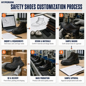 <span class=keywords><strong>Bottes</strong></span> tactiques classiques en cuir noir Cordura, coupe haute, œillets ronds, lacets, durables, pour le travail en extérieur, pour hommes - Product Image 3