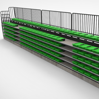 Système de sièges portables JY-769 pour les tribunes des écoles, des stades, des terrains de sport, des événements en plein air, fabricant de gradins