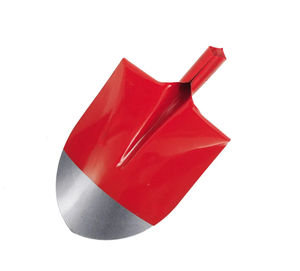Оптовая продажа, красная садовая лопатка, Легкая металлическая лопатка для снега, круглая лопатка для сельского хозяйства, кемпинга - Product Image 1