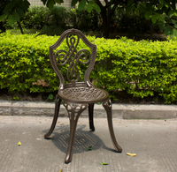Tables d'extérieur en métal pour jardin, balcon, Patio