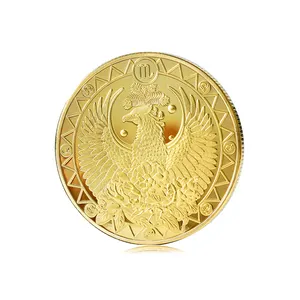 Águia dourada americana personalizada dos eua, moeda de ouro 2022