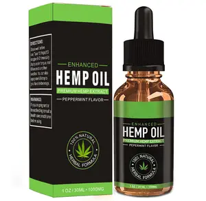 Premium hemp extract 100% Natural herbal formula OEM organic hemp oil