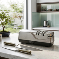 Aiguiseur de couteaux électrique multi-grains durable en diamant