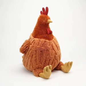 Oreiller en peluche en forme de poussin de la série JC avec rembourrage en polyester et coton PP, trois tailles, décoration d'intérieur, cadeaux de festival - Product Image 5