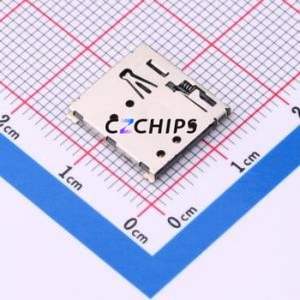 NANO-SIM-500B SIM Card Connector SMD Connector Self-Return Type Nano SIM Card Card Holder 1.37mm - Product Image 1