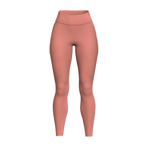 High Waist Solid Color Knitted Womens Sport Leggings Compression Push Up <b>Tummy</b> <b>Control</b> Full Length Fitness Yoga Running Training - Product Image 1