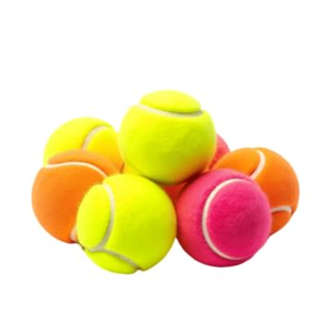 Balle de tennis pour chien personnalisable avec logo, haute élasticité, colorée, facile à attraper, pour jouer, mâcher et chasser, 2,5 pouces - Product Image 3