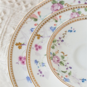 Pháp Duyên Dáng Thủ Công Đầy Màu Sắc Xương Hiện Đại Trung Quốc Bộ Đồ Ăn Hoa Cho Đám Cưới Phục Vụ - Product Image 4