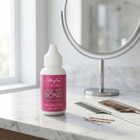 Kit de décolleur de colle à dentelle personnalisé avec logo, ensemble imperméable, bâton de cire adhésive pour perruques, spray teintant pour cheveux, outils et kits d'extensions