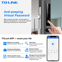 Kunci Pintu Aluminium Tolink Grosir Kunci Pintu Digital dengan Kode untuk Pintu Geser