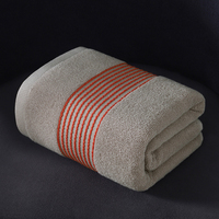 Dobby Bordered Good Quality Towel Combed Cotton Bathroom Towel Customized Color of Luxury Cotton Bath Towel