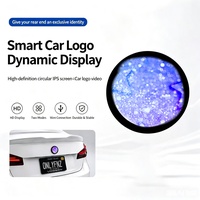 Emblème électronique pour voiture BMW, écran LED dynamique intelligent, badge de voiture, écran rond, accessoires de voiture