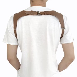 <span class=keywords><strong>Tirantes</strong></span> de Cuero Ajustables para <span class=keywords><strong>Hombre</strong></span> Meetee SP665 80-100*2.5cm, Color Negro y Marrón, Accesorio de Moda para Prendas - Product Image 3