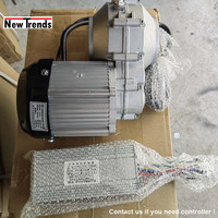 750W 48V 60V BM1418HQF Moteur différentiel à aimant permanent DC sans balai pour Tricycle électrique Essieu de chariot de golf à quatre roues