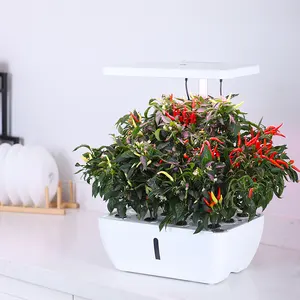 Systèmes de culture hydroponique domestique, mini jardin pour plantes, à l'intérieur et à l'extérieur, plantes, planteur intelligent de fleurs