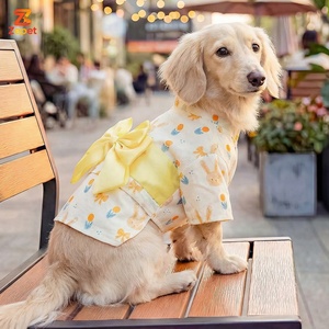 Robe d'été élégante et abordable pour animaux de compagnie (chats et chiens) avec nœud papillon – Vente en gros - Product Image 1