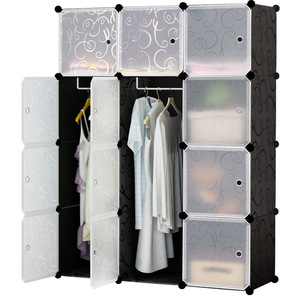 <span class=keywords><strong>Armoire</strong></span> de rangement en <span class=keywords><strong>plastique</strong></span> DIY avec grille à chaussures, portable, économique, pour étudiants, pour vêtements et couettes - Product Image 3