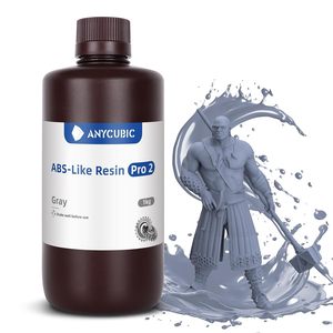 เรซิ่น Anycubic Abs-Like Resin Pro 2 สีเทา 1 กก. ความแข็งแรงสูง สำหรับการพิมพ์ 3 มิติ - Product Image 1