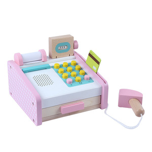Generi Alimentari in legno Occupazione consapevolezza Supermercato <span class=keywords><strong>gioco</strong></span> Per Bambini <span class=keywords><strong>Gioco</strong></span> di Ruolo Cassiere Genitore-Bambino Giocattoli Educativi di Legno - Product Image 2