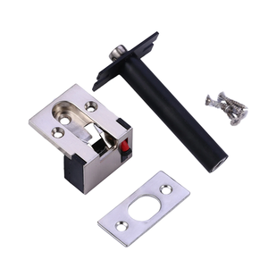 Loquet de porte dissimulé, chaîne de sécurité antivol, boucle à fermeture automatique en alliage de zinc, quincaillerie moderne pour chambre à coucher - Product Image 2