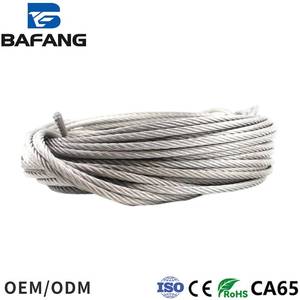 Câbles en acier inoxydable pour balustrades Ss304 Ss316 Wire Rope 7*19 7*7 6*19 6*36 1*19 avec différentes tailles pour la pêche marine en mer - Product Image 3