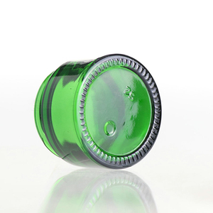 Barattoli in Vetro Verde Rotondi di Alta Qualità con Coperchio a Vite in Plastica, Personalizzabili, 1oz 2oz 3oz 4oz - Product Image 4
