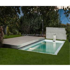 Couverture de piscine télescopique <span class=keywords><strong>d</strong></span>'usine chinoise, couverture de piscine de pont, maintien de l'<span class=keywords><strong>eau</strong></span> propre, couverture de piscine avec moteur électrique 24V - Product Image 2