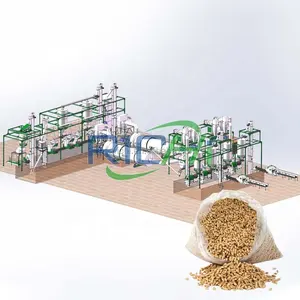RICHI 5-10T/H Large Output Molasses Wood Pellet Production Line Price