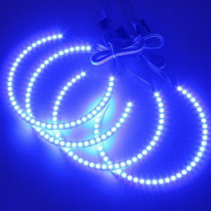 Pour BMW E36 E38 E39 <span class=keywords><strong>E46</strong></span> M3 <span class=keywords><strong>Angel</strong></span> <span class=keywords><strong>Eyes</strong></span> Haloo Ring 168 RGB 5050 <span class=keywords><strong>SMD</strong></span> LED multicolore avec 16 couleurs modifiables - Product Image 5