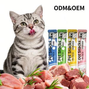 ขายส่ง 15 กรัม/ชิ้น 1000 ชิ้น/กล่อง ขนมแมวแบบแผ่นรสไก่ ทูน่า แซลมอน จากธรรมชาติ - Product Image 2
