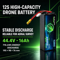Baterai UAV Semi-solid Tahan Suhu Rendah BTR 12S 44.4V 5C 16Ah 500 Siklus