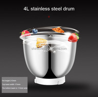 Batteur sur socle SOHEF 4L 500W OEM, SC-209, mélangeur à pâte alimentaire avec verrouillage de sécurité et vitesse variable électronique, couleur personnalisée