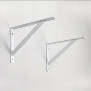 Shelf Wall Mounting Bracket Metal Heavy Duty Wall Mounted Triangle Shelf Brackets For Wood Metal Bracket L Shape Support Steel Shelf Bracket