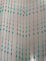 Rideau de perles colorées haut de gamme, séparateur de pièce raffiné pour la décoration d'événements d'entreprise, la conception de salons et de porches de villas