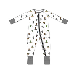 Vêtements pour bébés Supersoft Body pour bébés à manches longues Vêtements pour bébés nouveau-nés Pyjamas en bambou de qualité supérieure Unisexe Garçon 0-3-6-9-18-24 Mois - Product Image 4