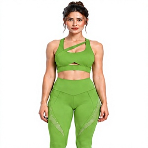 Women <b>Yoga</b> Set Removable Pad Sports Bra High Waist Leggings Two Piece Seamless Stretch Workout Suit Gym Fitness <b>Pilates</b> <b>Yoga</b> - Product Image 1