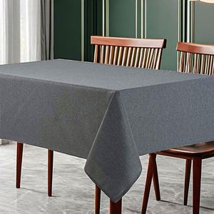 Blue <b>Square</b> Polyester <b>Tablecloths</b> 6 Foot 60x102 Inch Washable Reusable for Wedding Party Banquet - Product Image 3