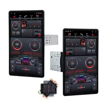 360 Degrés Rotatif Double Broche 13 Pouces Lecteur Multimédia De Voiture Avec GPS Universel 1 Din 2Din Lecteur Vidéo Écran Tactile