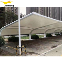 L'industrie prix de gros abri voiture PVDF moto hangar de stockage tente carport ombre tente de stationnement pour parking