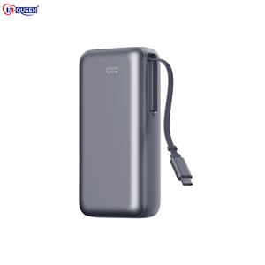 Mini Bancos de Energía Portátiles de Alta Potencia Pd45W, Carga Súper Rápida, Pantalla LED Digital, 20000mAh, Banco de Energía Personalizado con Cable - Product Image 1